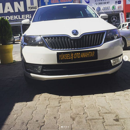 Skoda superb yedek anahtar